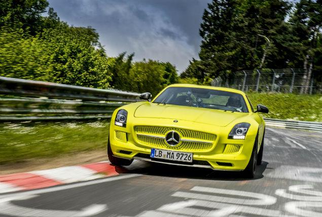 Mercedes-Benz SLS AMG Electric Drive Achieves a New World Record