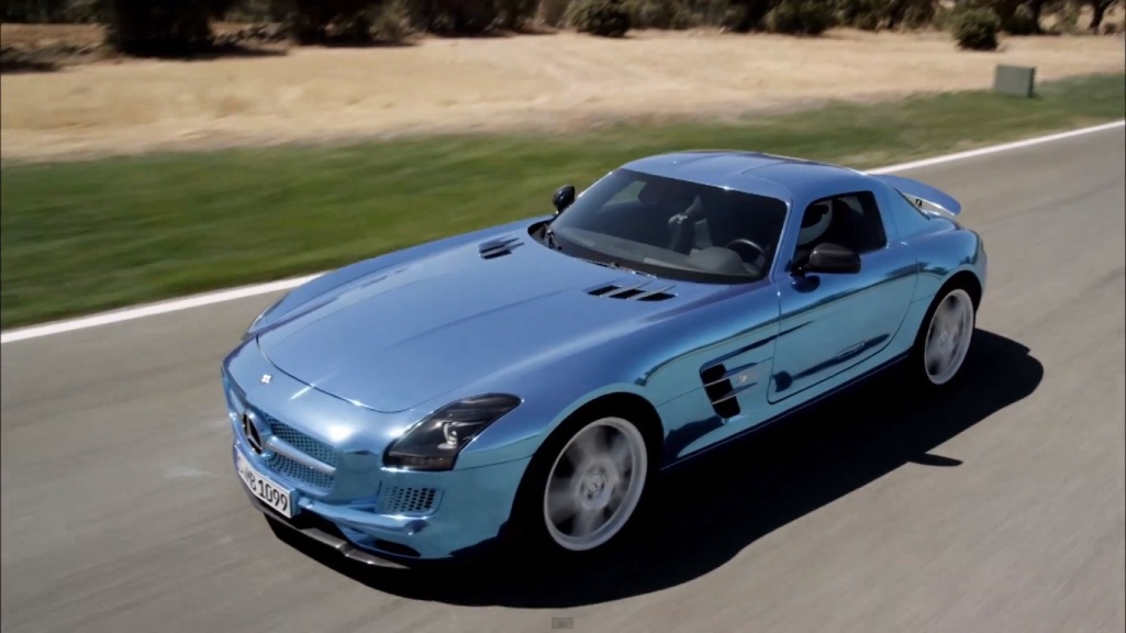 Mercedes-Benz SLS AMG Coupe Electric Drive Combines Eco-Friendly Features With Power