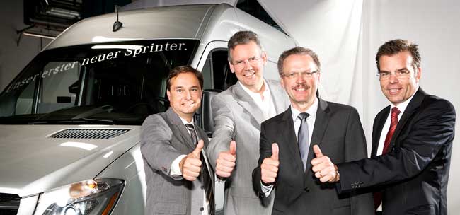 Production of New Mercedes-Benz Sprinter Starts at Dusseldorf Facility