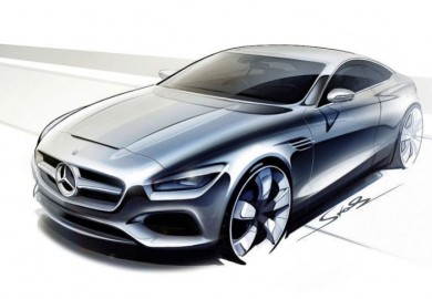 Design Sketches Of Mercedes-Benz S-Class Coupe Concept Released