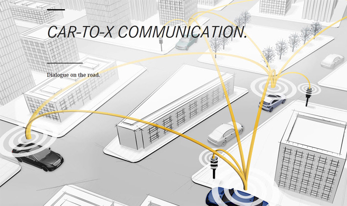 Mercedes-Benz Showcases Its Car-to-X Communication
