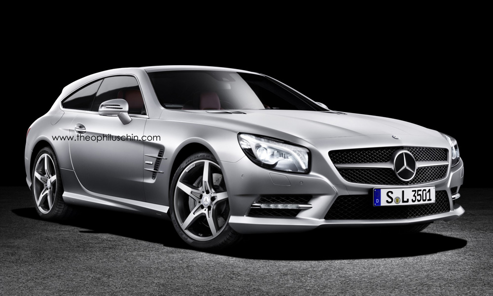 Latest Rendering Of The Mercedes-Benz SL Shooting Brake