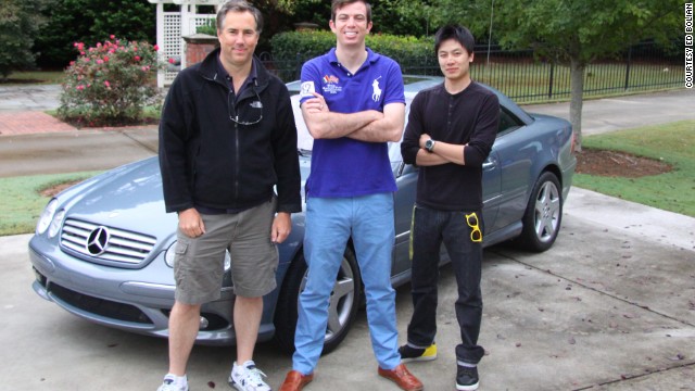 Ed Bolian with Crew and Mercedes-Benz CL55 AMG