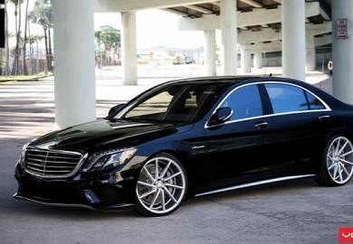 Twenty-Two Inch Wheels From Vossen Provided For The 2014 Mercedes S63 AMG