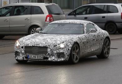 Original Spy Shot of 2015 Mercedes AMG GT