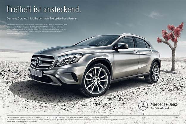 “Always restless”: the Mercedes-Benz GLA market launch campaign in Germany