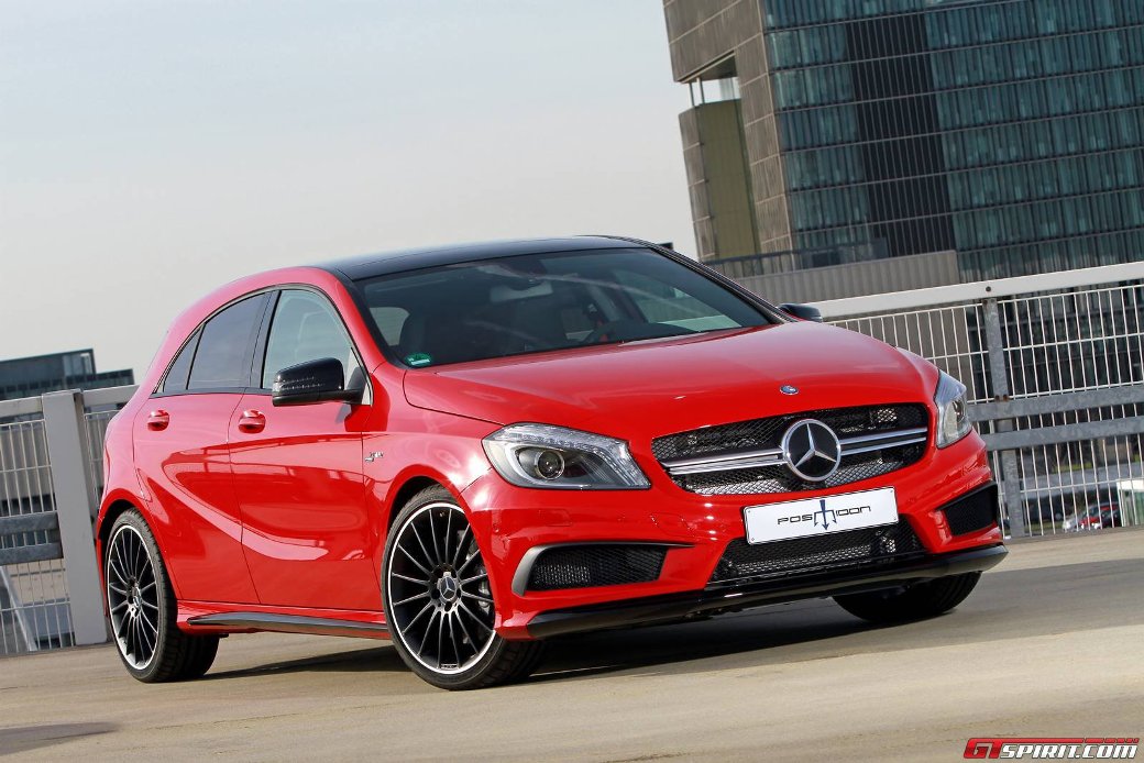 Engine Of Mercedes-Benz A45 AMG Enhanced By Posaidon