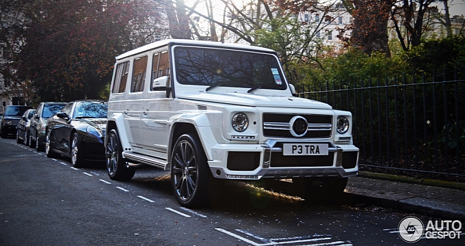 All-White Mercedes-Benz Brabus G63 AMG B63-620 OF Petra Ecclestone Spotted