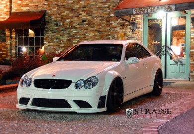 Mercedes-Benz CLK63 AMG Black Series Given Strasse Wheels And Enhanced Power