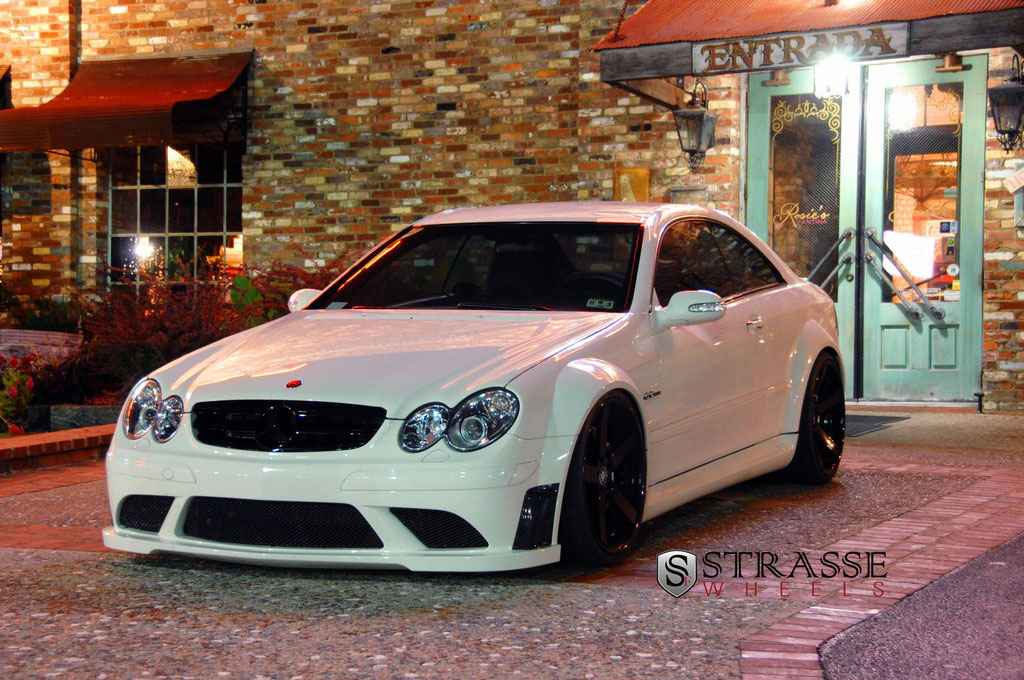 Mercedes-Benz CLK63 AMG Black Series Given Strasse Wheels And Enhanced Power