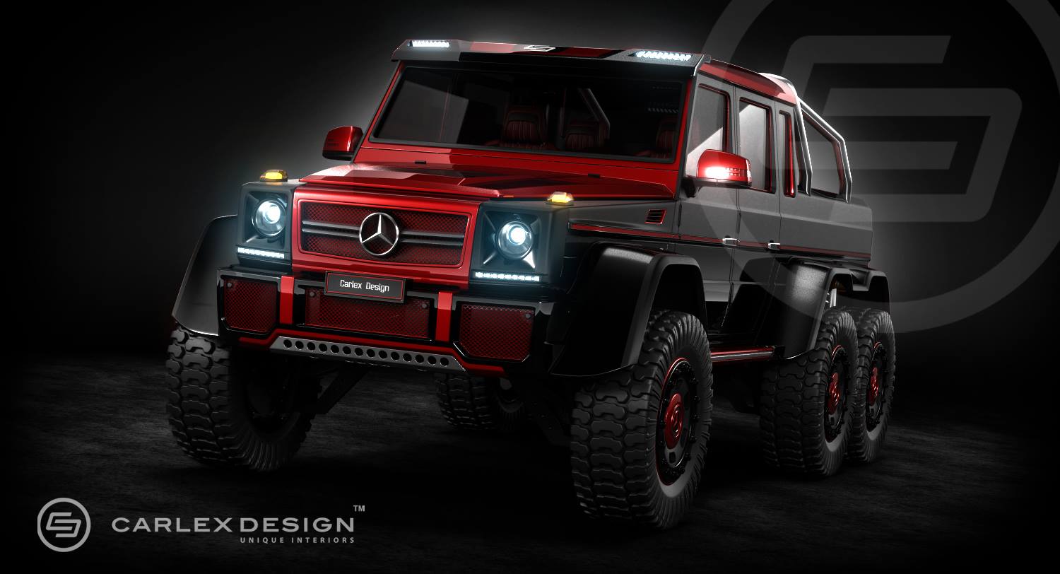 Mercedes G63 Amg 6x6 Rendering By Carlex Design