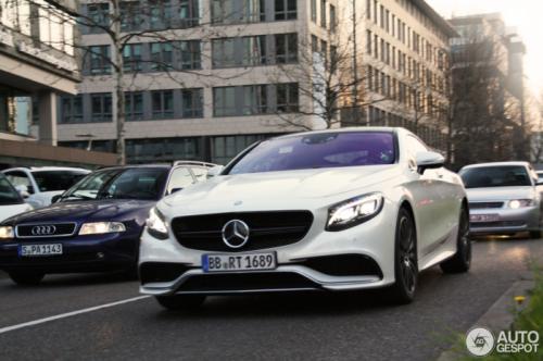 Mercedes S63 AMG Coupe Spotted in Stuttgart