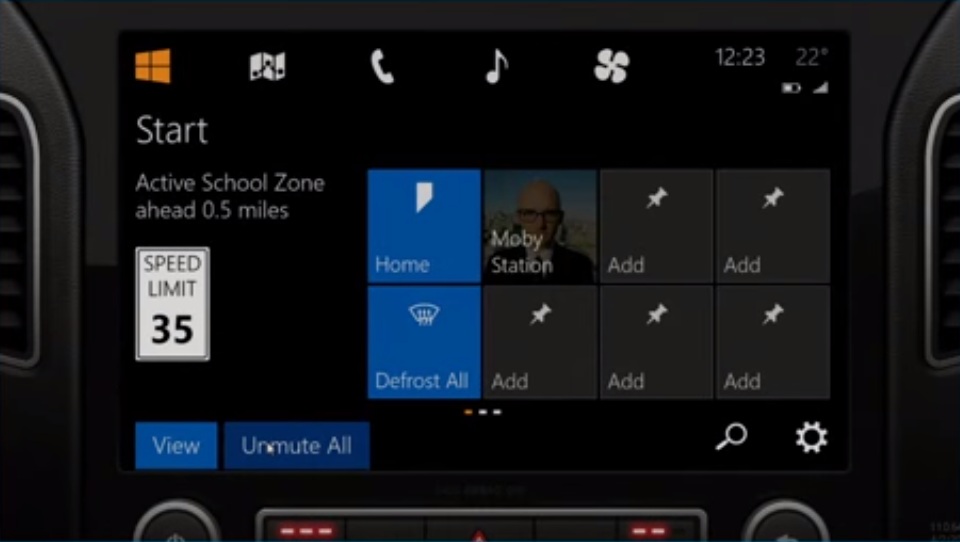 microsoft car os concept