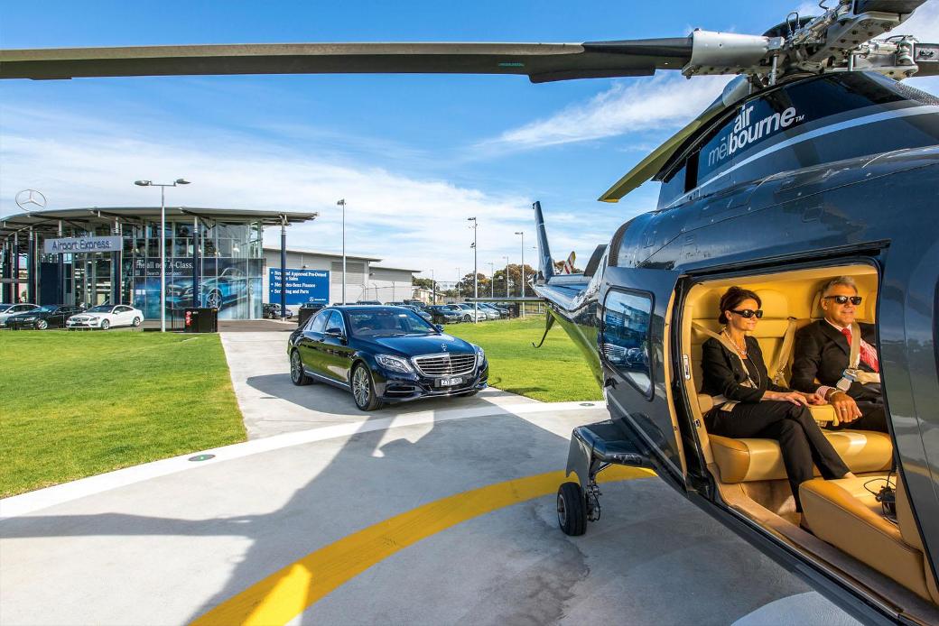 Mercedes-Benz Helicopter Service Offered In Australia