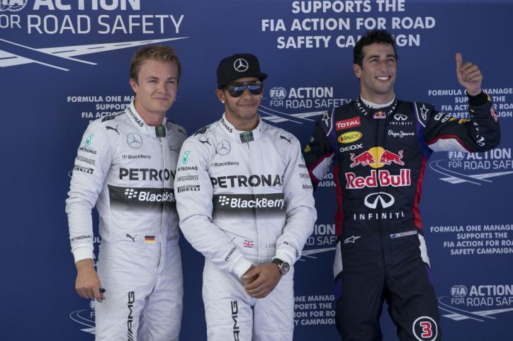 Mercedes AMG Petronas 2014 Spanish Grand Prix qualifying