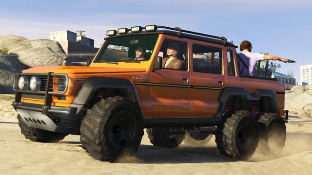 GTA V Features Its Own Version Of The Mercedes-Benz G63 AMG 6×6