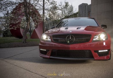 Mode Carbon Enhances Red Mercedes-Benz C63 AMG Edition 507