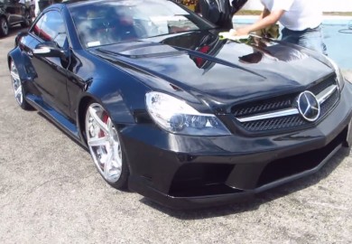 Customized Mercedes-Benz SL65 AMG of Ice-T Shown On CF Charities Event