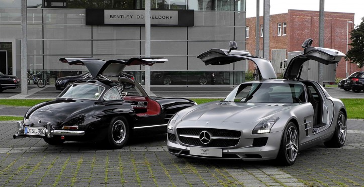 mercedes 300 sl and sls