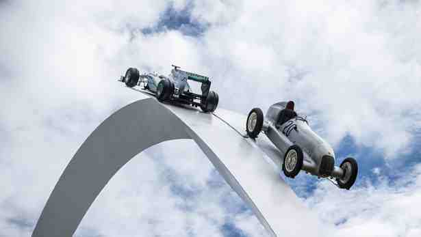 Check Out The Amazing Mercedes-Benz Display at Goodwood