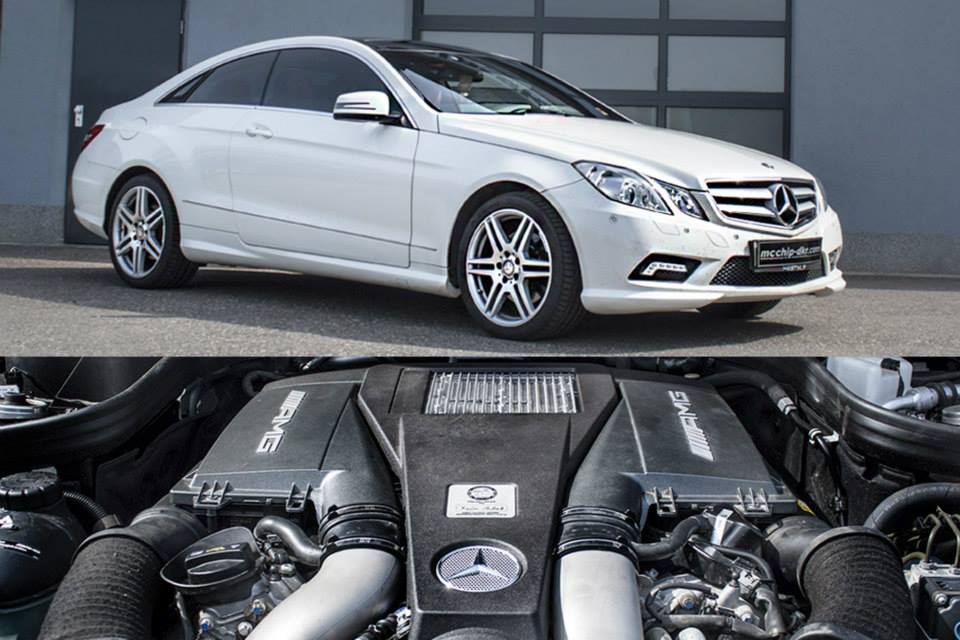 Mcchip Dkr Gives Mercedes Benz E Class Coupe 350 A V8 Amg Engine Benzinsider Com A Mercedes Benz Fan Blog