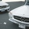 Mercedes-Benz 230SL Side-By-Side With Mercedes-Benz SL63 AMG