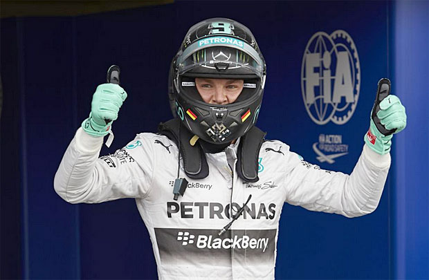 Rosberg wins pole position in 2014 British GP