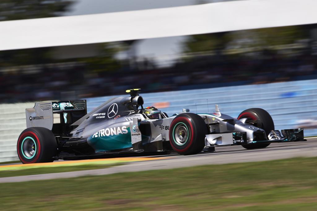 Mercedes AMG Petronas driver Nico Rosberg scores pole in 2014 German Grand Prix