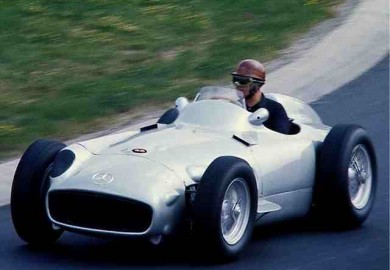 Mercedes W196 at 1954 French Grand Prix