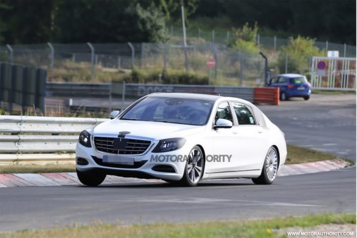 2015 Mercedes S-Class Maybach Caught on Cam