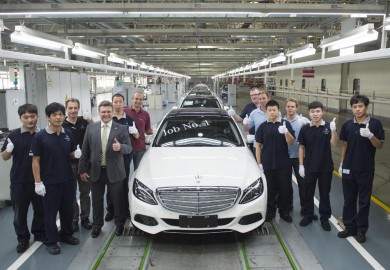 First 2015 Mercedes-Benz C-Class Long Wheelbase Rolls Off Chinese Facility