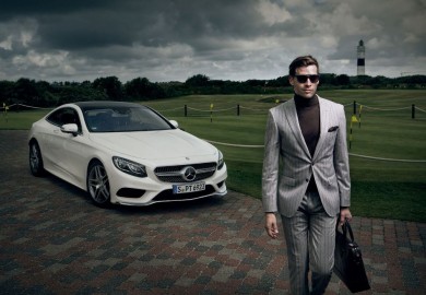 New Mercedes-Benz S500 Coupe Featured On Photo Shoot With Hugo Boss