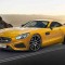 A yellow AMG GT render.