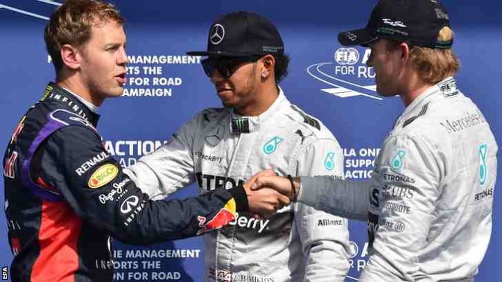 Nico Rosberg Takes Pole Position While Lewis Hamilton Sits Second