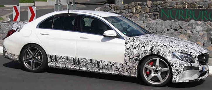 New Spy Photos of the Mercedes-Benz C63 AMG Surface