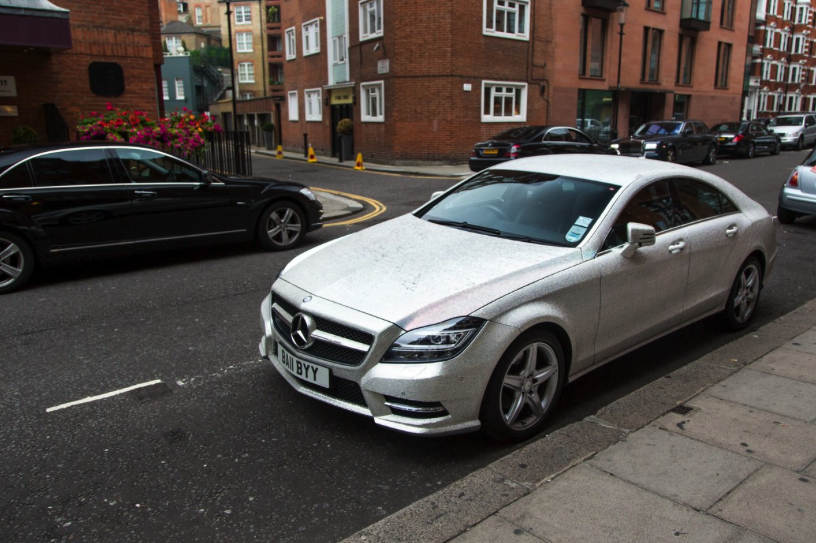 SWAROVSKI Schluesselanhaenger Silber Mercedes-Benz Collection