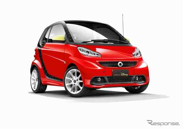 Smart ForTwo Disney Edition Available Only in Japan