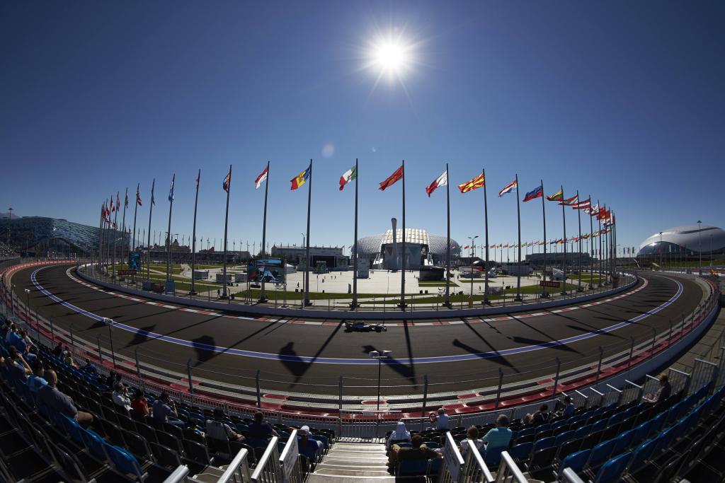 Mercedes AMG Petronas F1 at the 2014 Russian Grand Prix in Sochi