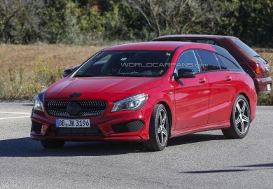 Mercedes-Benz CLA Shooting Brake Test Mule Spotted