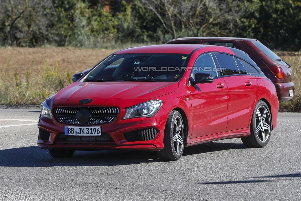 Mercedes-Benz CLA Shooting Brake Test Mule Spotted