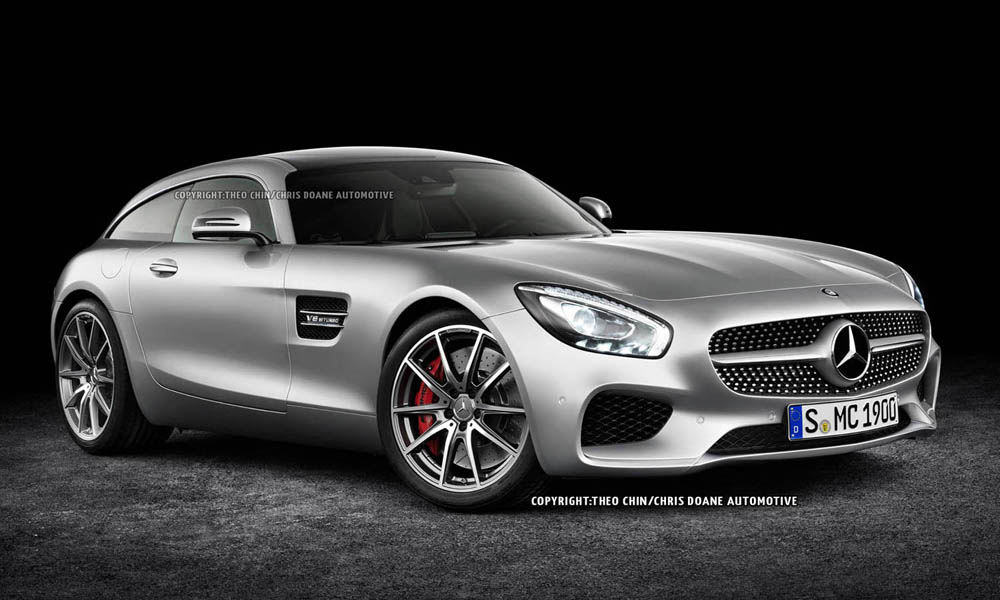 Rendering Of Mercedes AMG GT Shooting Brake Created