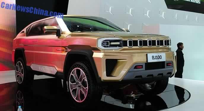 This Beijing Auto BJ100 Uses the Mercedes GLK Platform
