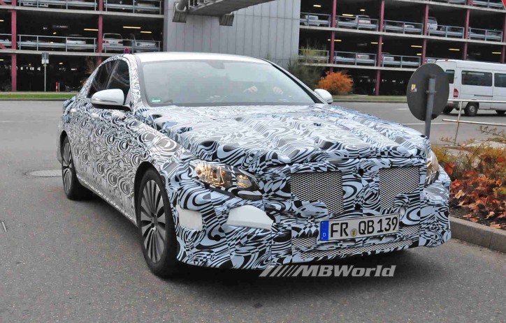 Revealing the New Spy Shots of the 2017 Mercedes-Benz E-Class