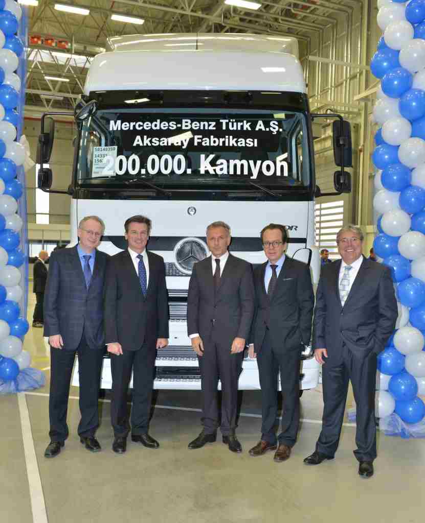 Mercedes-Benz Aksaray plant reaches 200,000-truck milestone