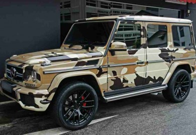 Mercedes G63 AMG in Desert Camo