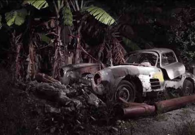 mercedes-benz 300sl gullwing wreck