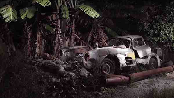 Mercedes-Benz 300SL Gullwing Found Wrecked Under a Banana Tree