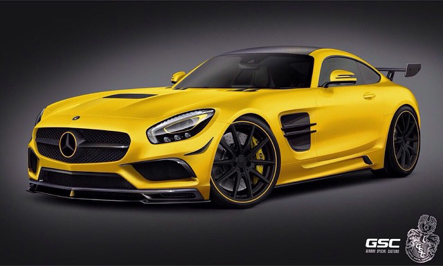 German Special Customs Tuned Mercedes-AMGT Rendered