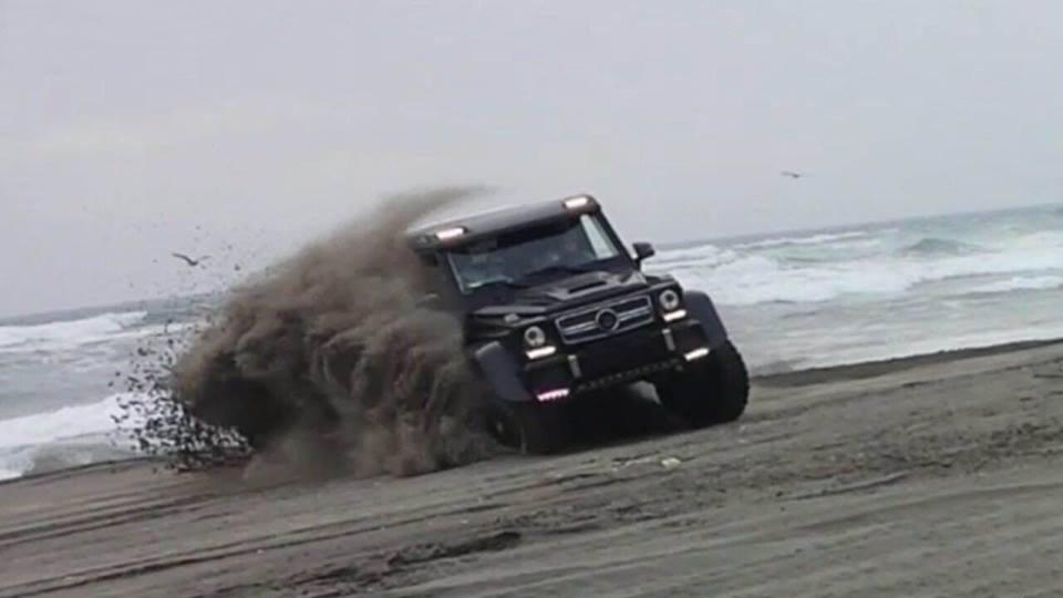 Brabus B63S 700 6x6 Conquers Sand Dunes In Chile