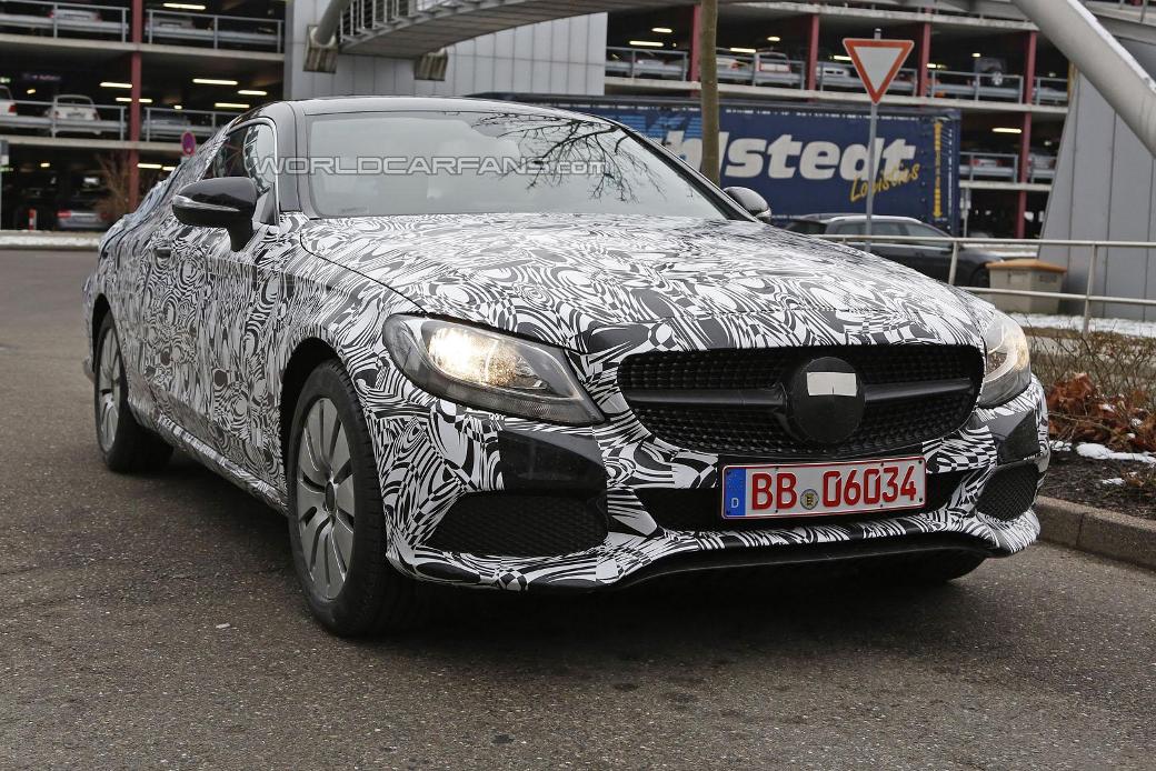 Spy Shots Of 2016 Mercedes-Benz C-Class Coupe Emerge